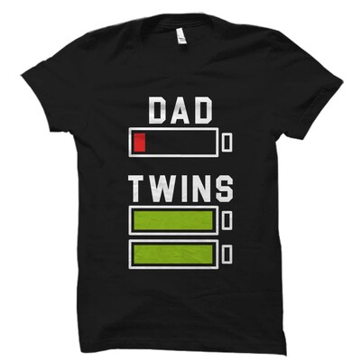 Dad of Twins Shirt. Dad of Twins Gift. Twins Dad Gift. Twins T-Shirt. Twins Gift. Twin Dad T-Shirt - image1